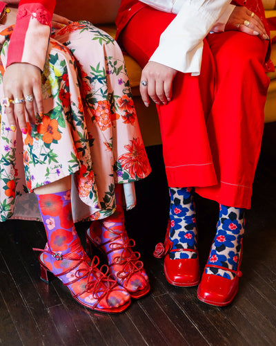 Sock candy poppy floral socks bundle floral socks and shoes